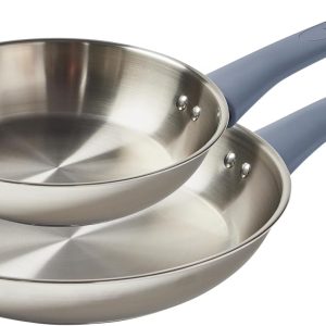 Stainless Steel Fry Pan Set 2 Piece